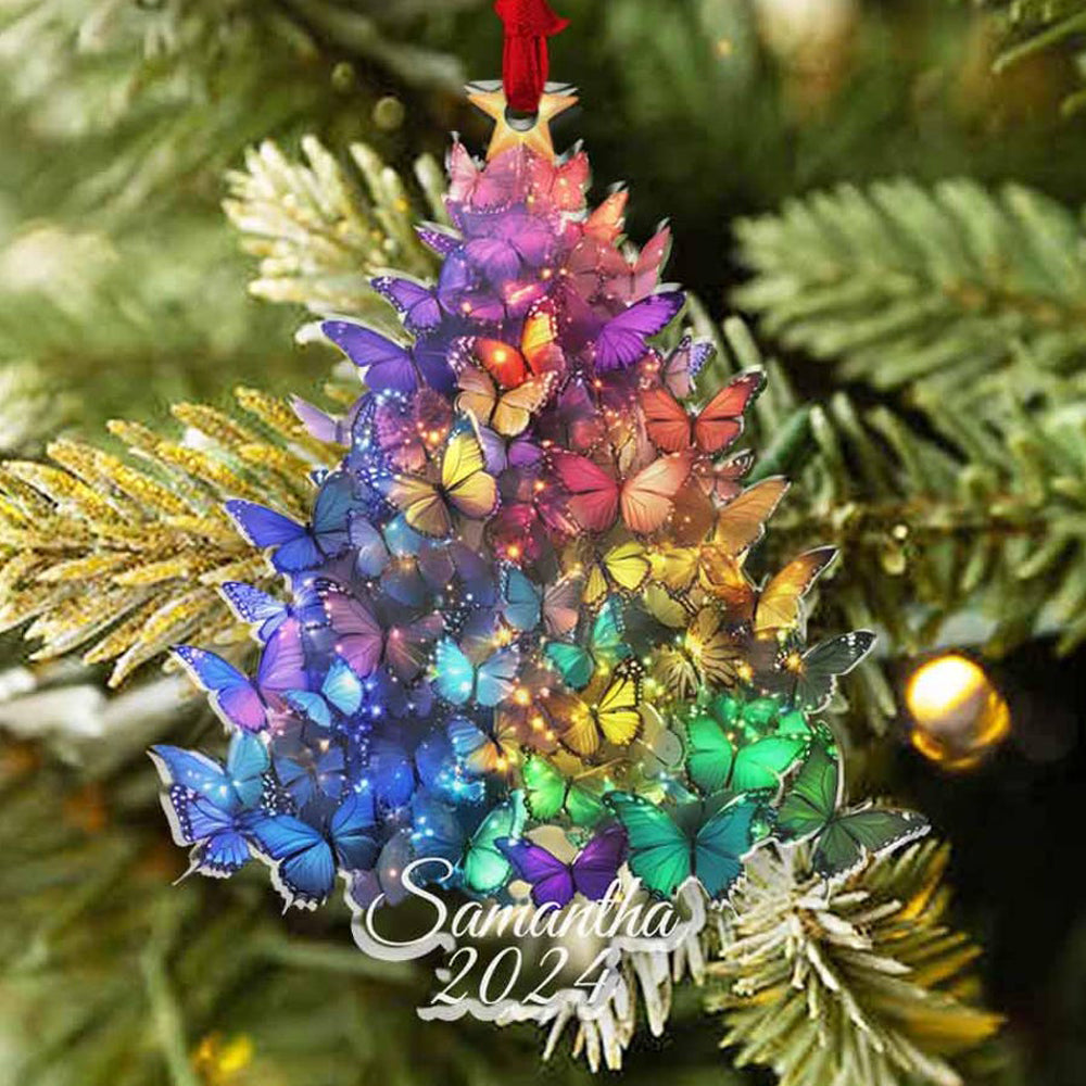 Butterfly Christmas Tree Ornament