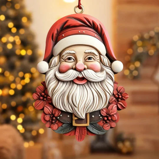 Resin Santa Claus Pendant