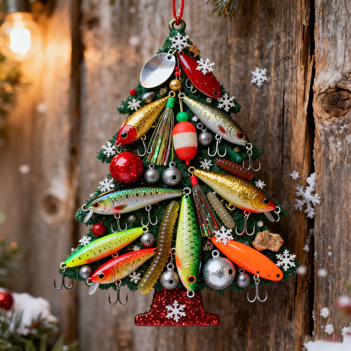 Fisherman's Christmas Tree Ornament 🎄