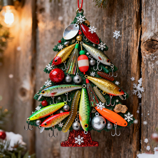 Fisherman's Christmas Tree Ornament 🎄