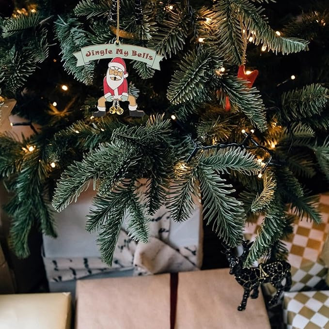 Funny Christmas Hanging Ornament-Jingle My Bells