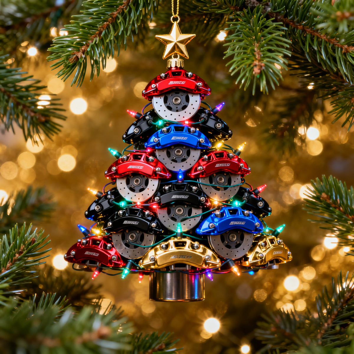 Racing Spirit Christmas Ornament Set