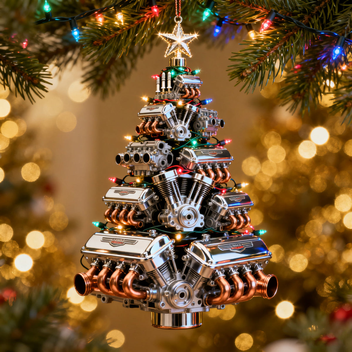 Racing Spirit Christmas Ornament Set