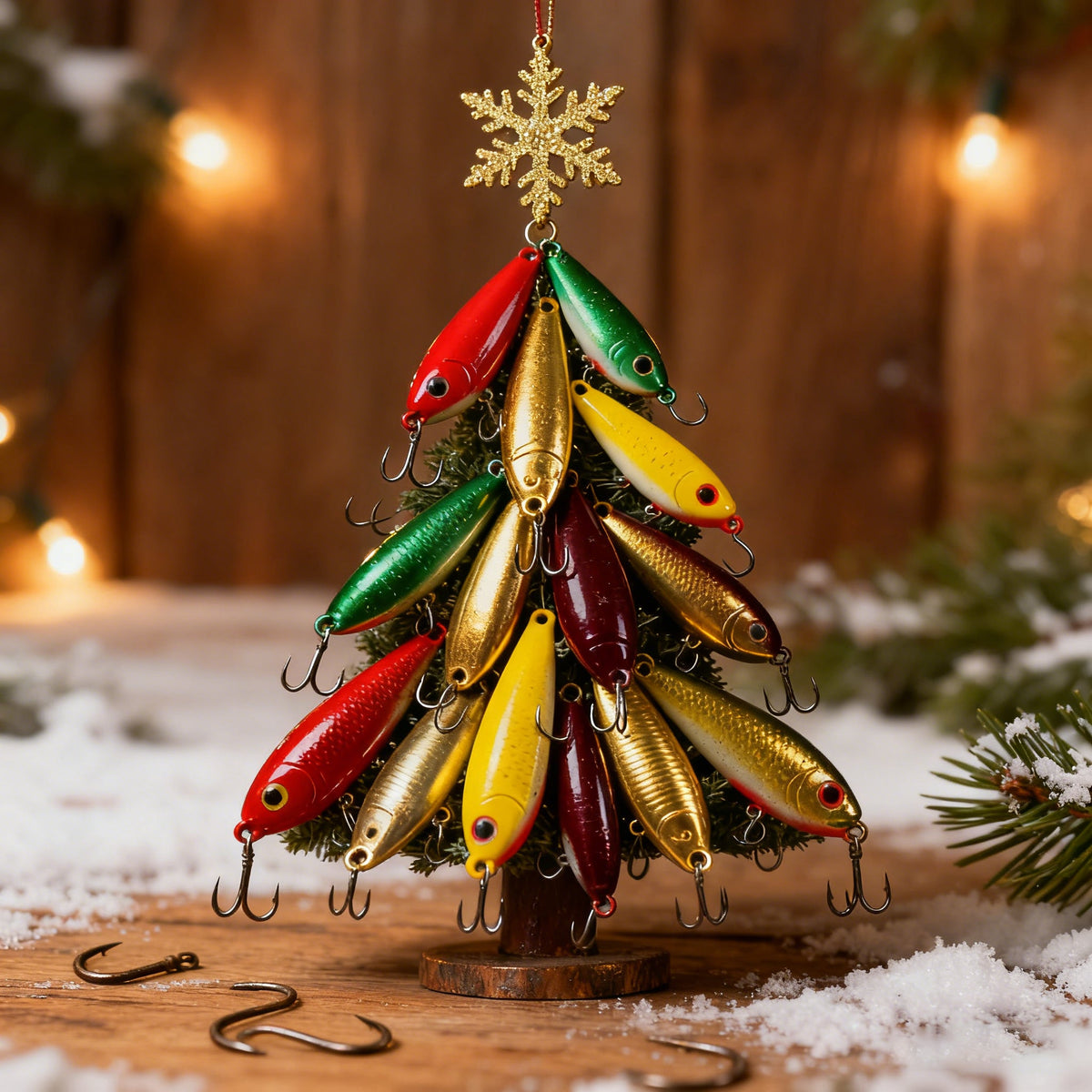 Fisherman's Christmas Tree Ornament 🎄