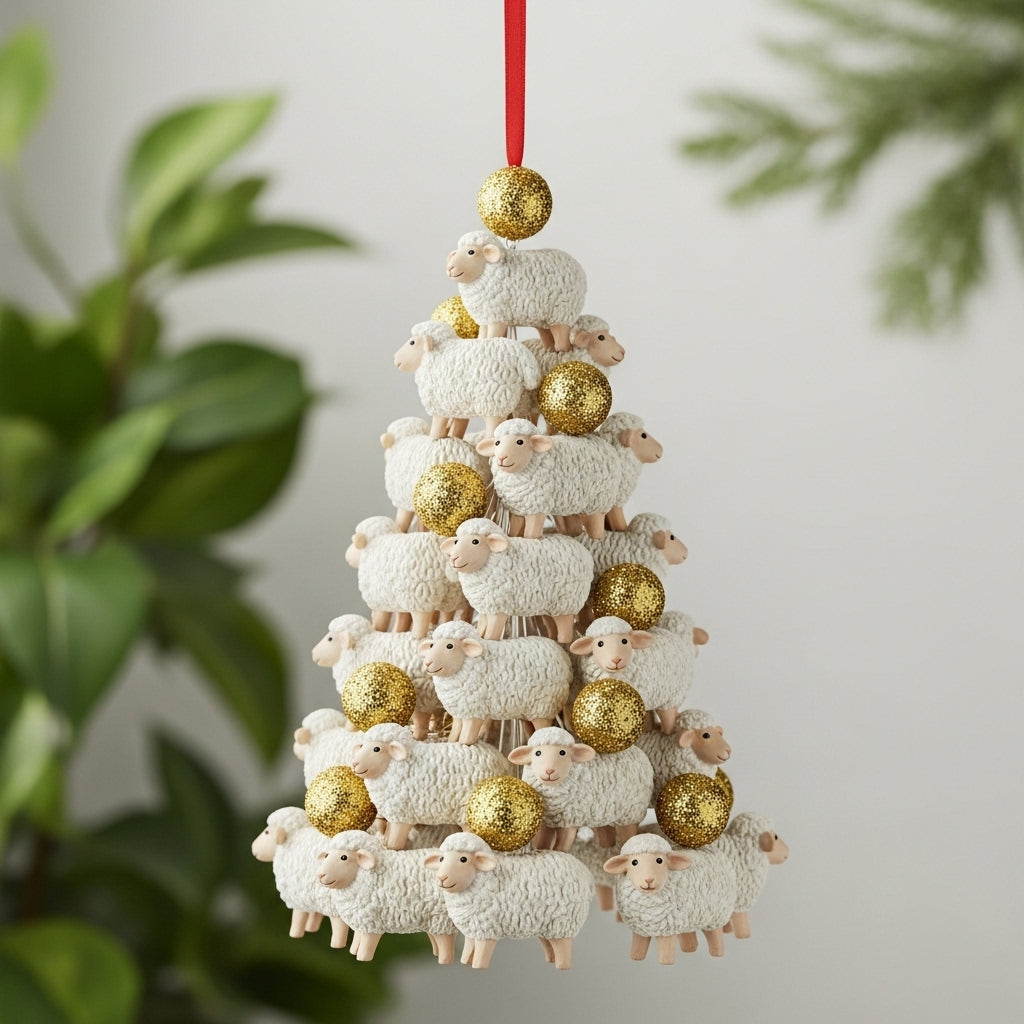 2D Christmas Animal Stacking Ornaments