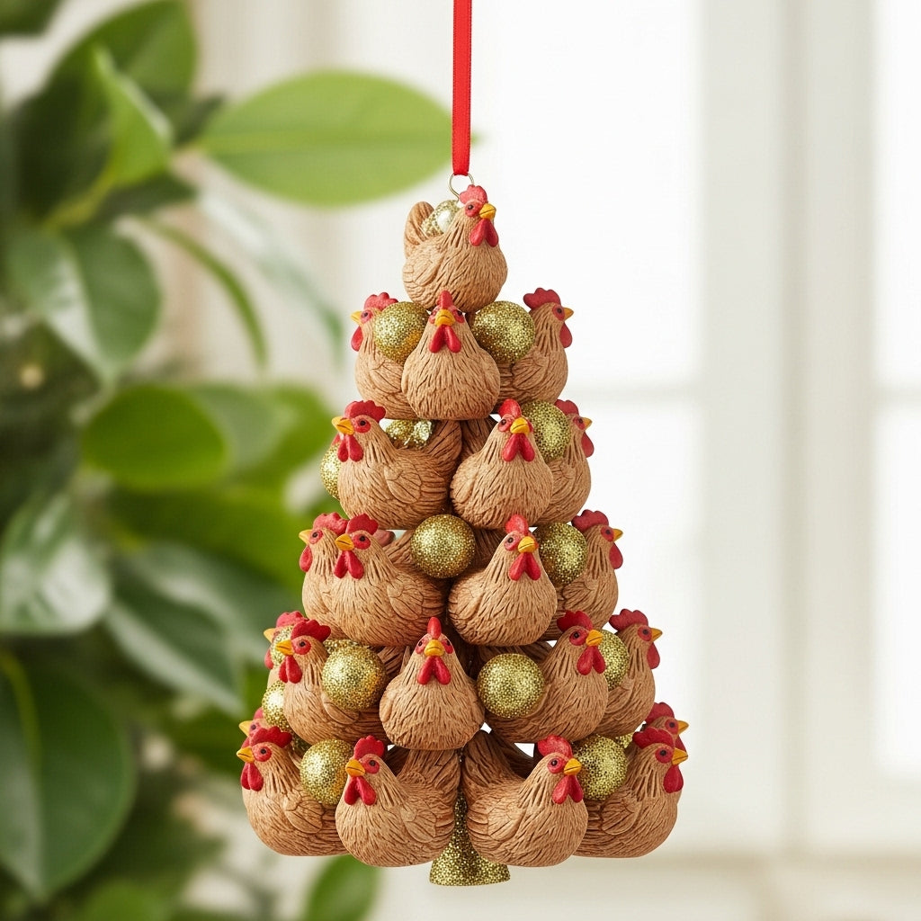 2D Christmas Animal Stacking Ornaments