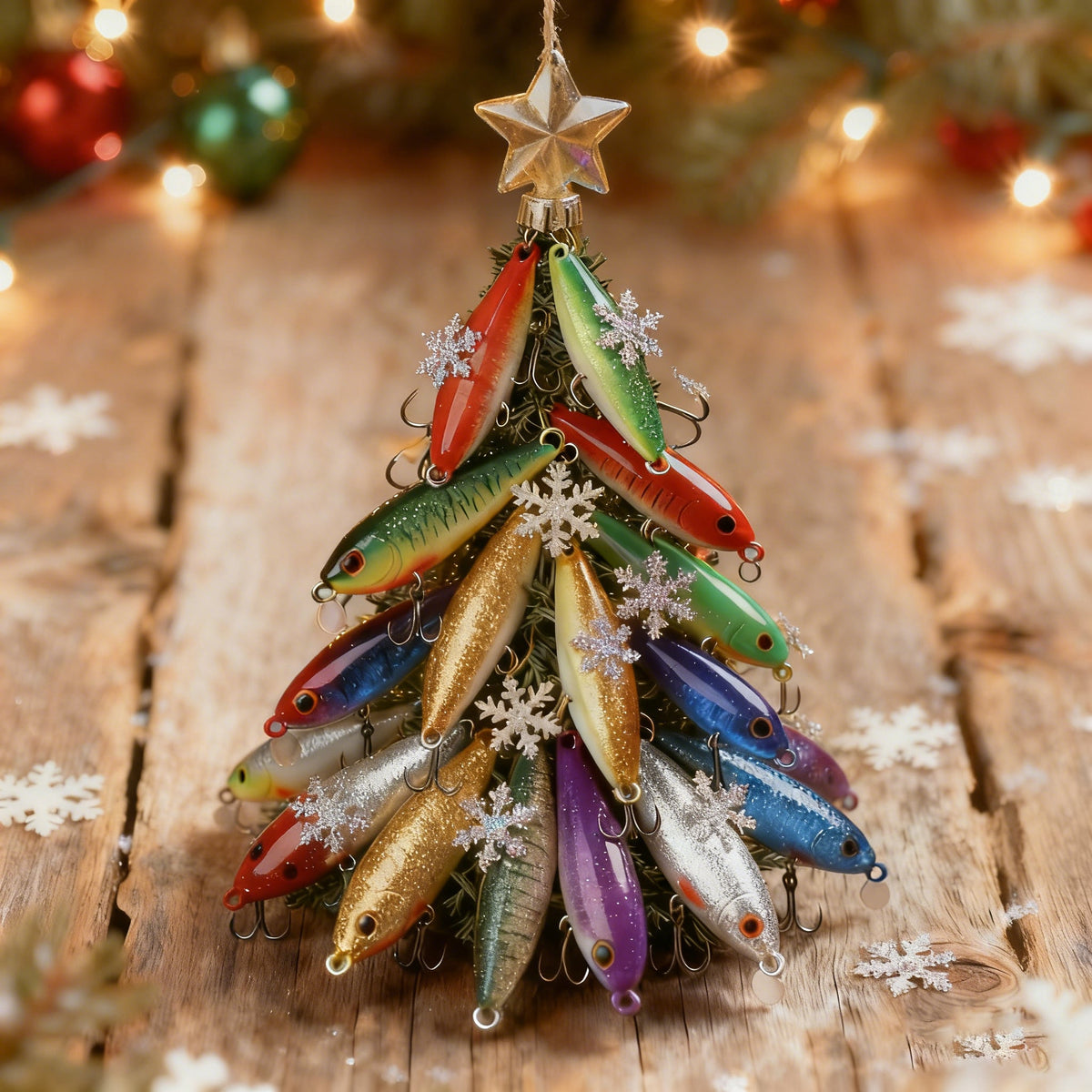 Fisherman's Christmas Tree Ornament 🎄