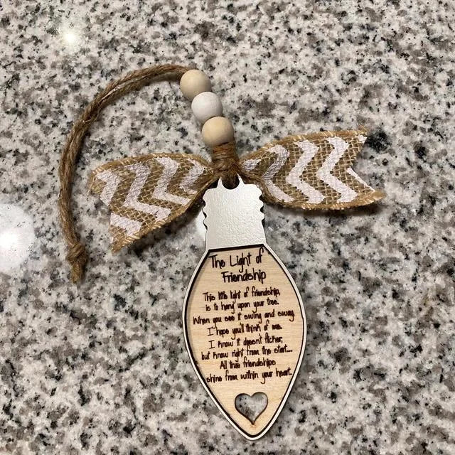 Christmas Friendship Ornament Gift