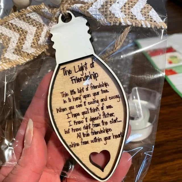 Christmas Friendship Ornament Gift