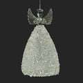 Glass Crystal Angel Christmas Ornament
