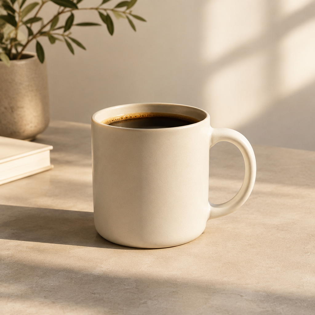 Classic Minimalist Ceramic Coffee Mug
